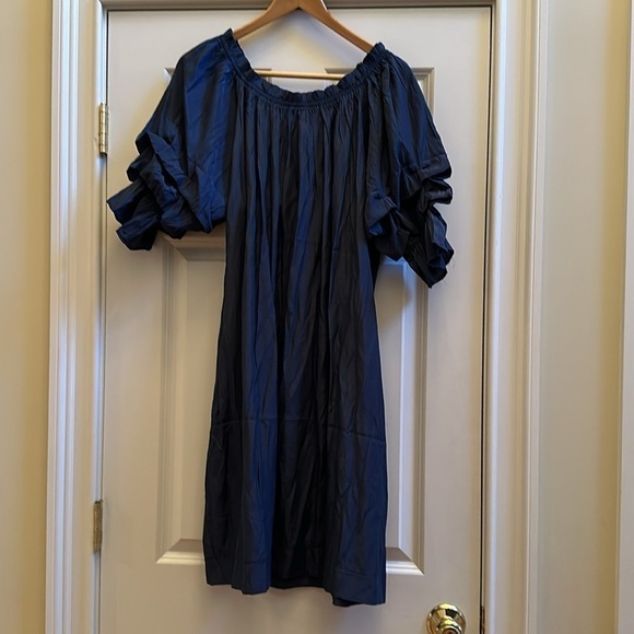 MerSea Tulum Ruffle Dress NWT | size XL Navy Blue - Picture 7 of 9